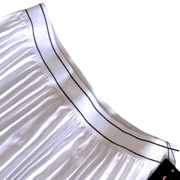 Jack Smith Pleated Mini Skirt/Skort Women’s Large White NWT Tenniscore - Picture 7 of 13